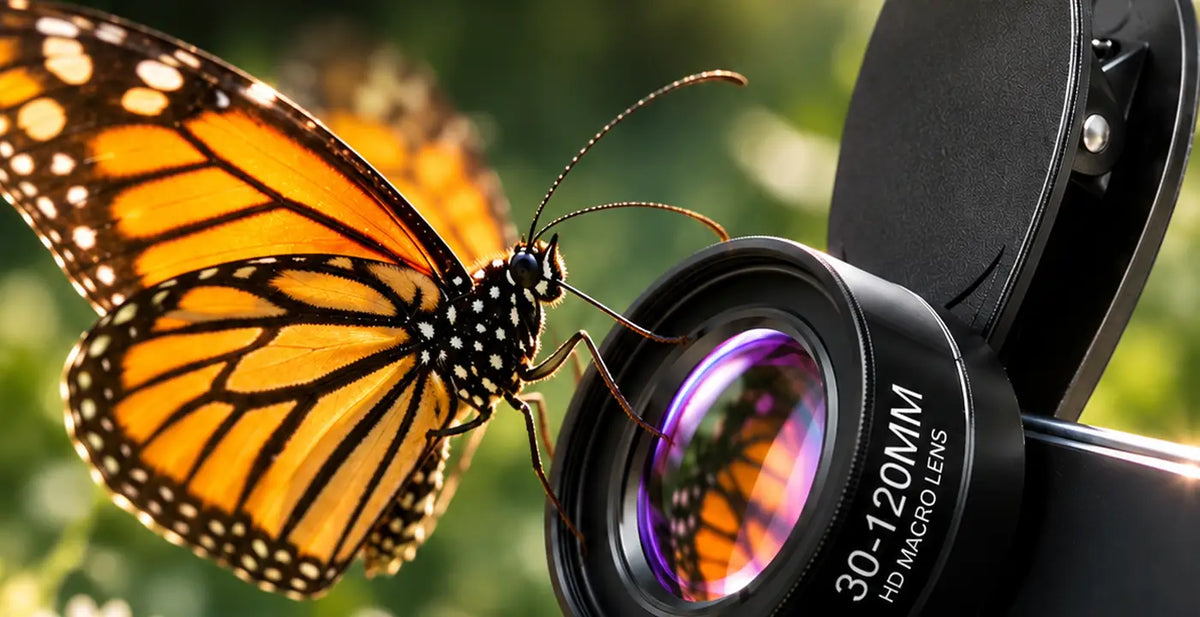 A close-up nature discovery scene